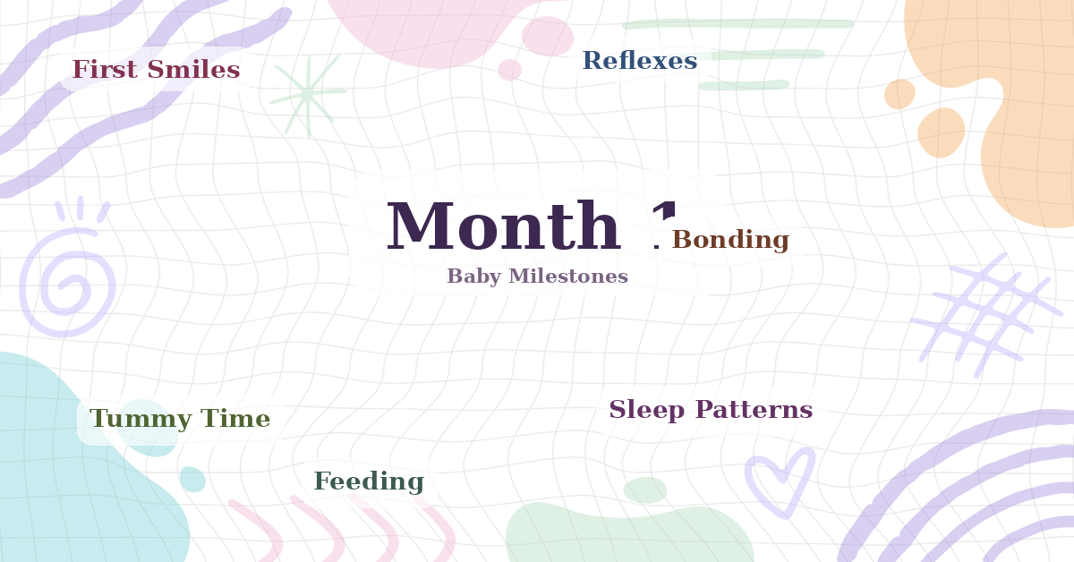 Your 1-Month-Old Baby: Milestones, Development & What to Expect