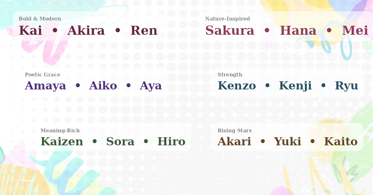 Japanese Baby Names: Beautiful Names With Meanings, Kanji & Cultural Depth