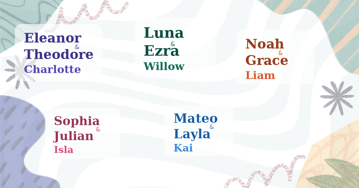How to Choose Sibling Names That Actually Go Together