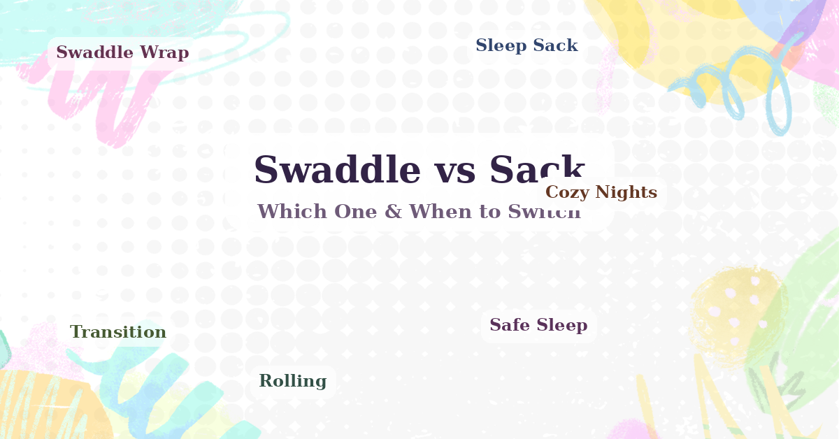 Swaddle vs. Sleep Sack: When to Use Each & How to Transition