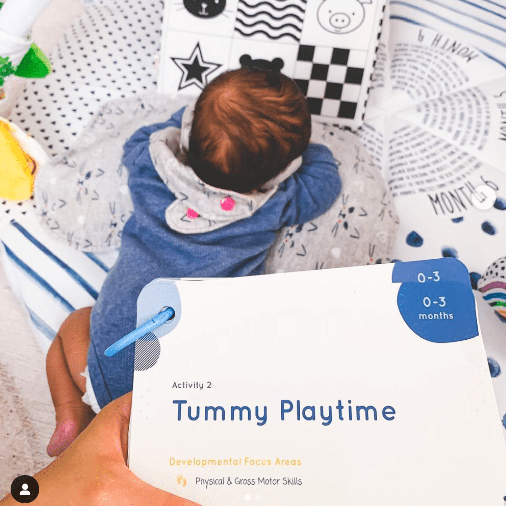 Curious Baby activity tummy time