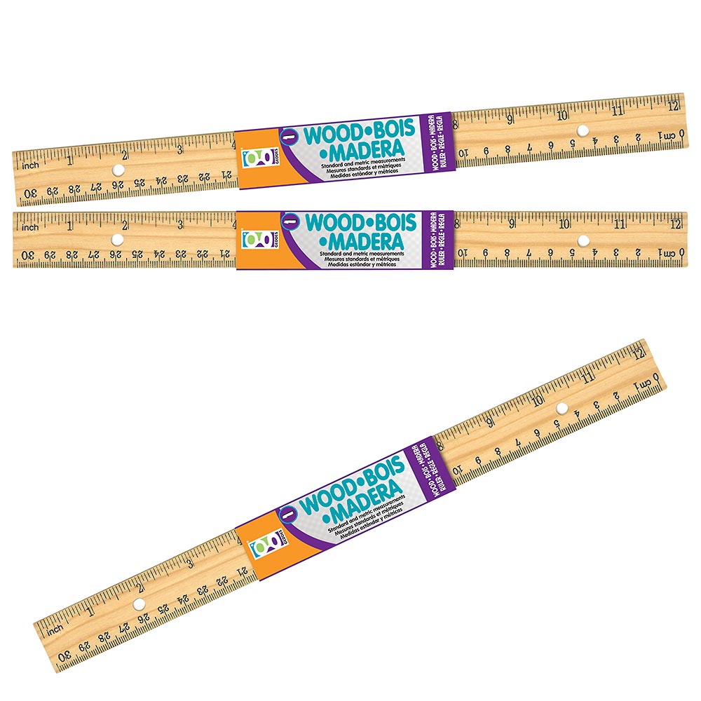 Wooden Ruler - 24 Per Box