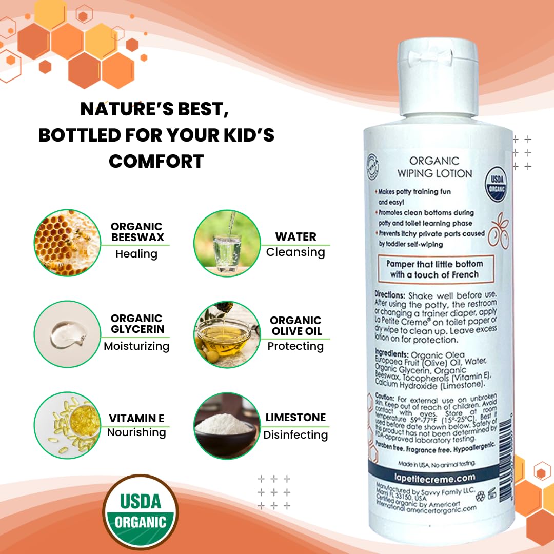Organic Wiping Lotion For Kids