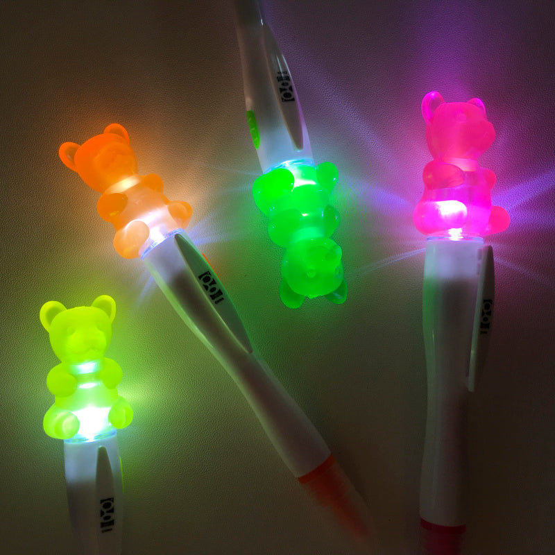 Scented Gummy Bear Light-up Highlighters - 24 Per Display