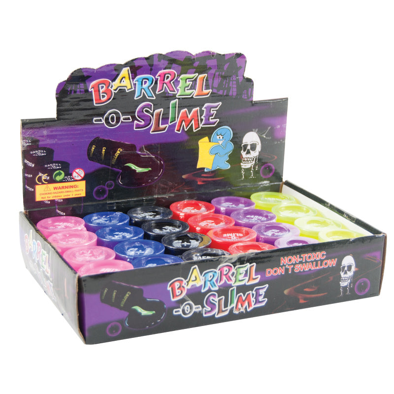 Barrel Of Slime Toys - 24 Per Box