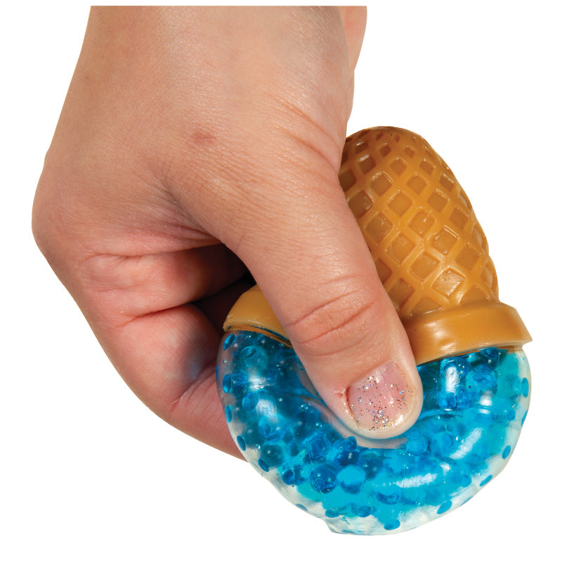 Ice Cream Cone Squish Ball Toys - 24 Per Box