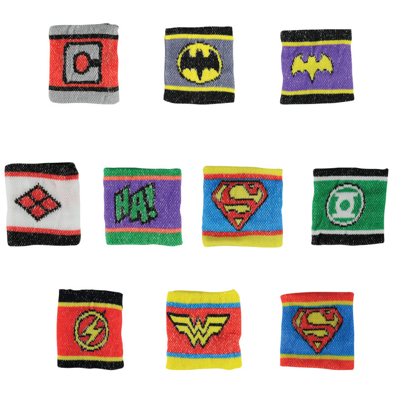 Dc Comics Logo Wristbands - 100 Per Bag