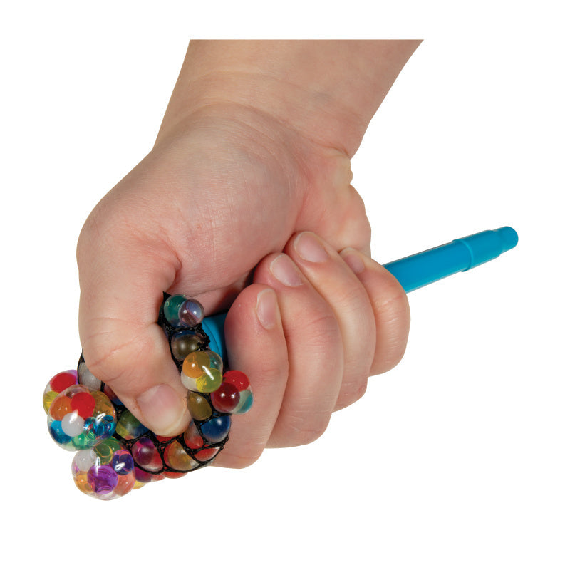 Rainbow Mesh Ball Pens - 12 Per Display