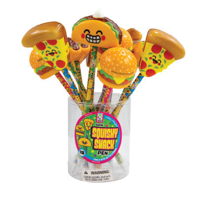 Squishy Snacks Pens - 12 Per Tub