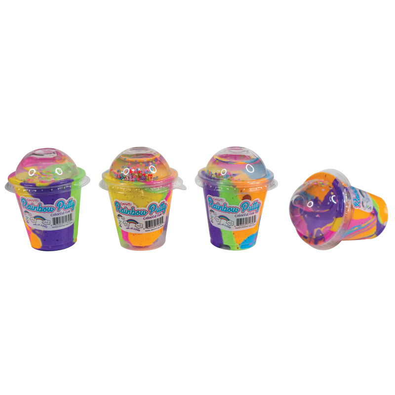 Confetti Rainbow Putty - 12 Per Display