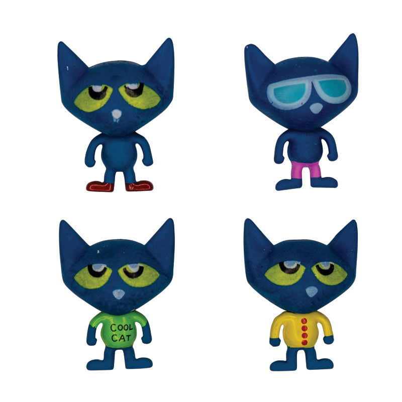 Pete The Cat 3d Erasers - 24 Per Box