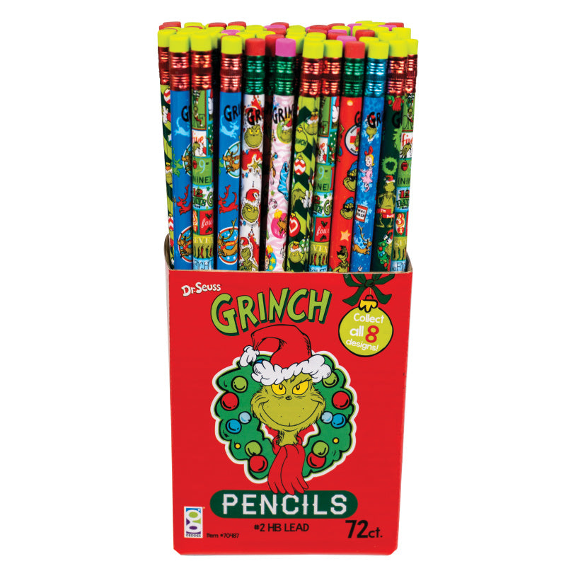 Dr. Seuss™ Grinch Pencils - 72 Per Display