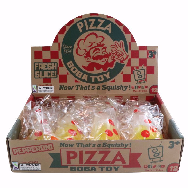Pizza Boba Toy - 12 Per Bag