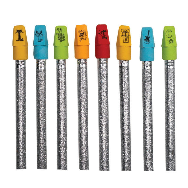 Pete The Cat Eraser Caps - 100 Per Bag