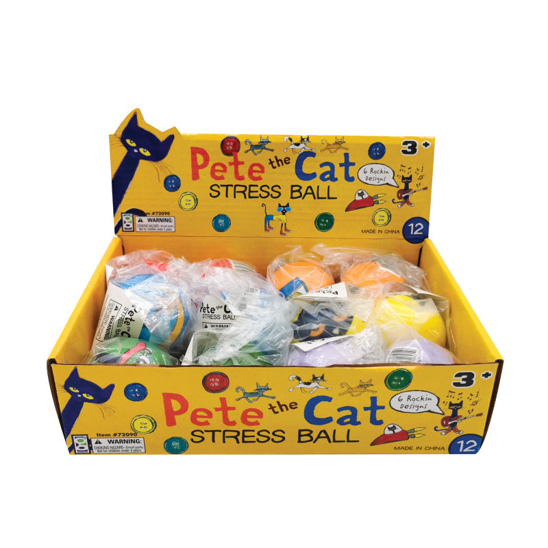 Pete The Cat Stress Ball - 12 Per Display