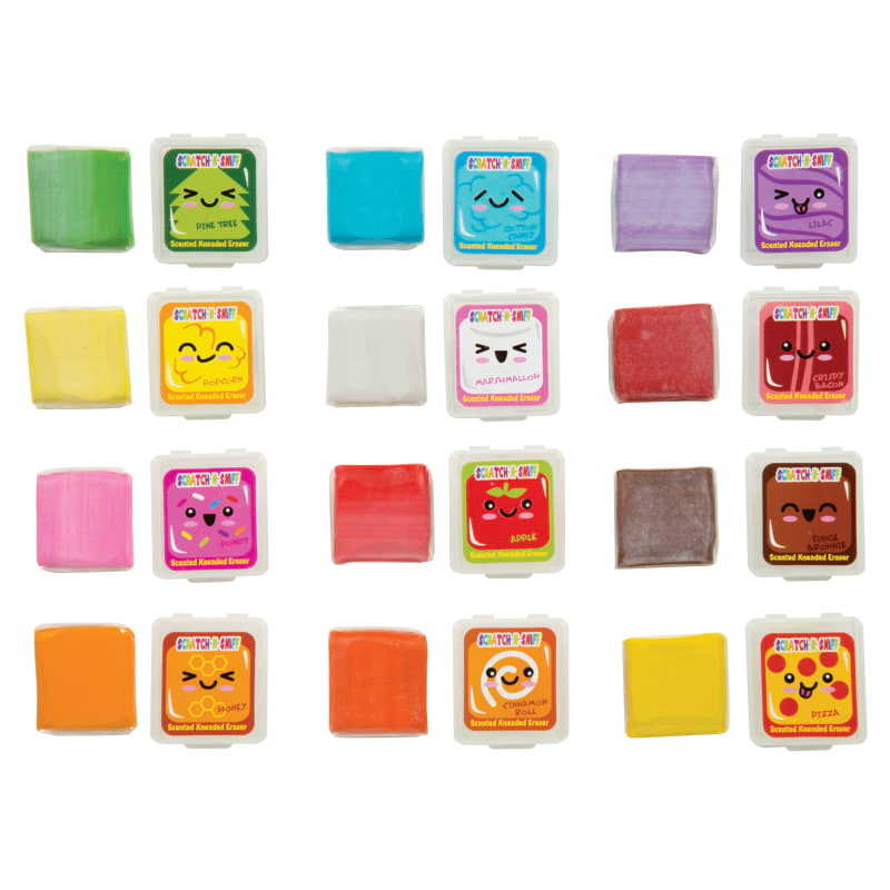 Wacky Whiffs Scented Kneaded Erasers - 72 Per Display