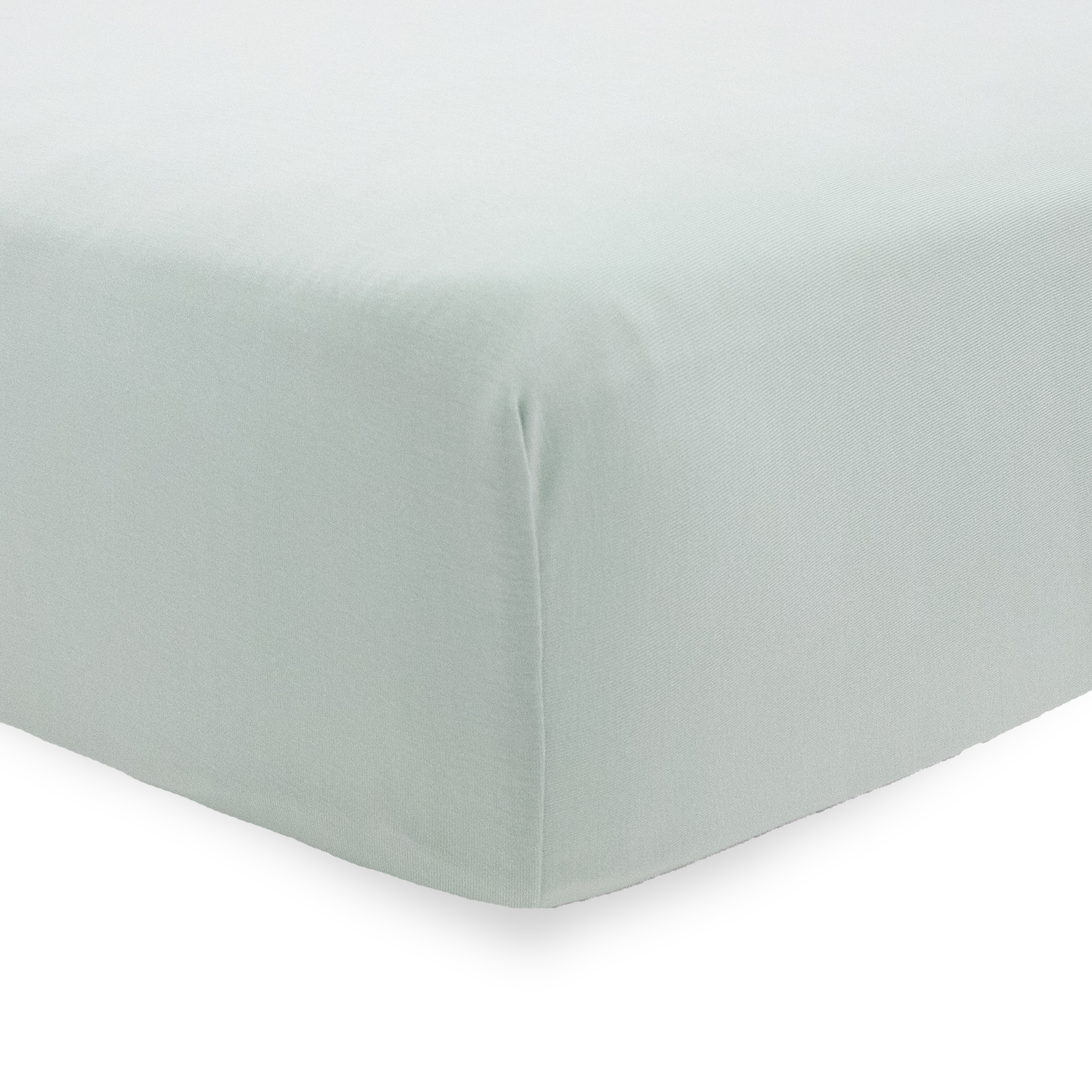 Stretch Knit Crib Sheet - Frost Green