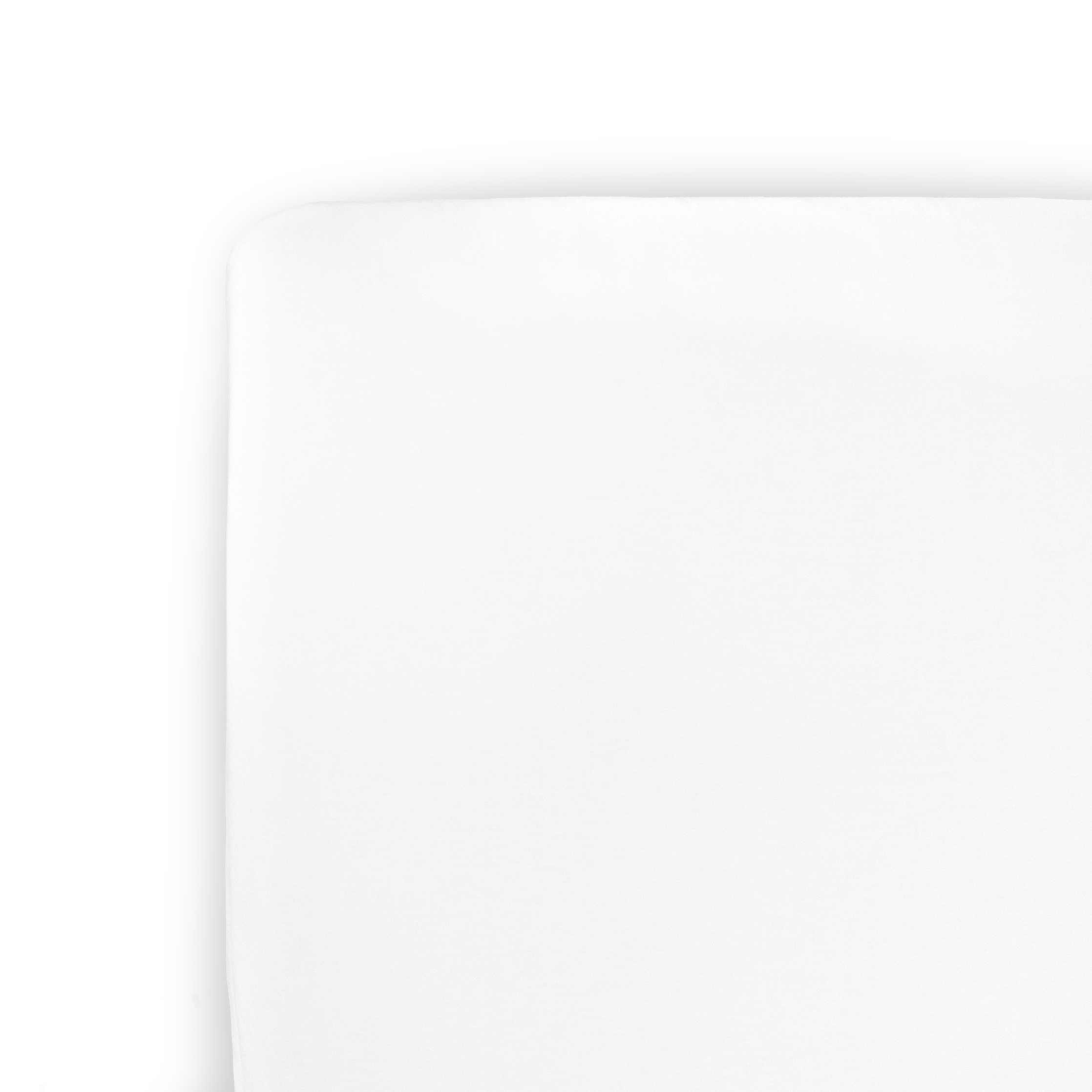 Stretch Knit Crib Sheet - White