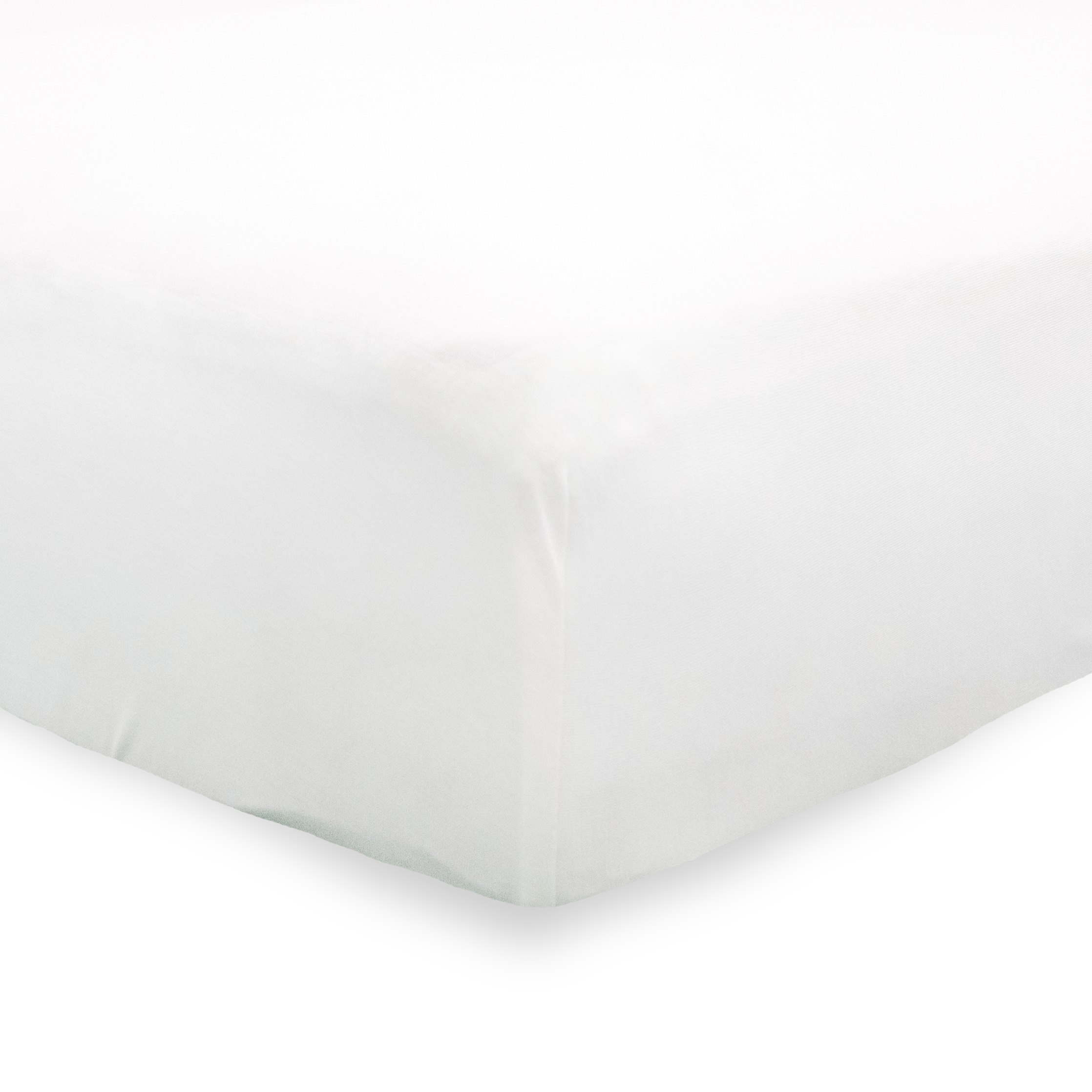 Stretch Knit Crib Sheet - White