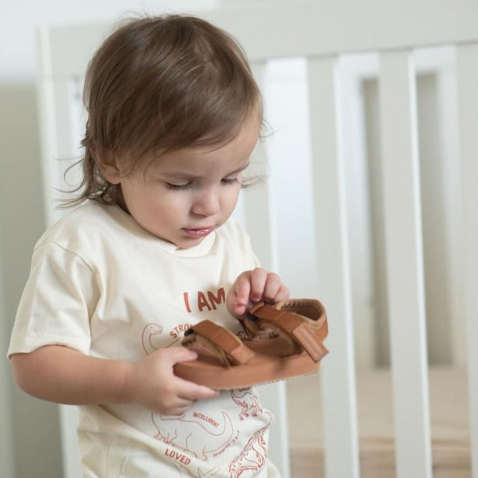 Toddler Platform Sandals in Clay - Arcade