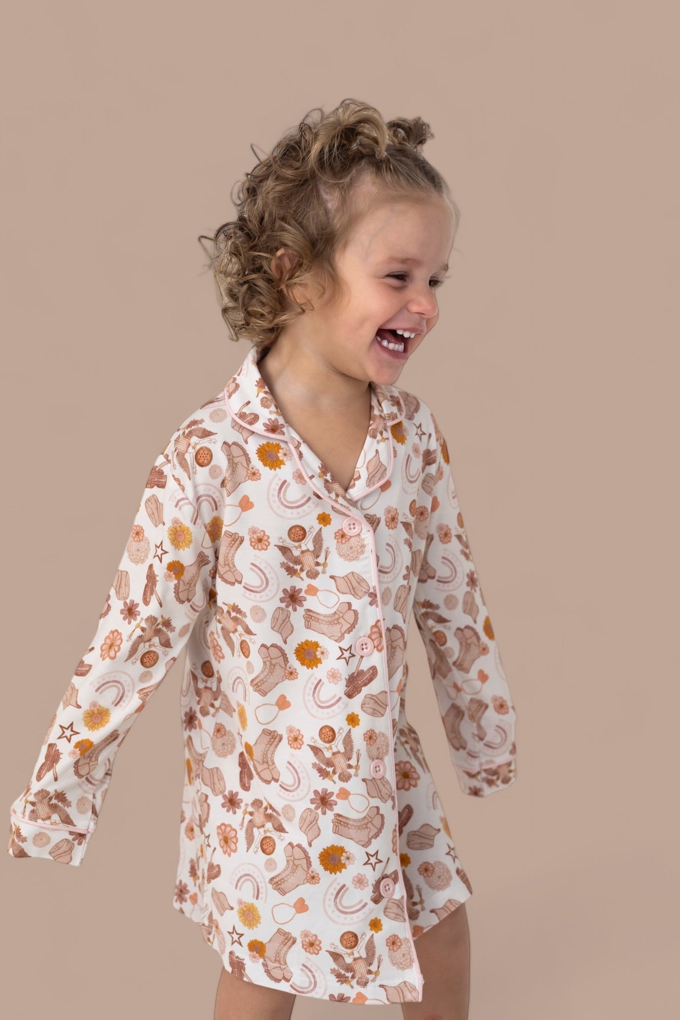 Flowers And Boots Girl's Dream Gown