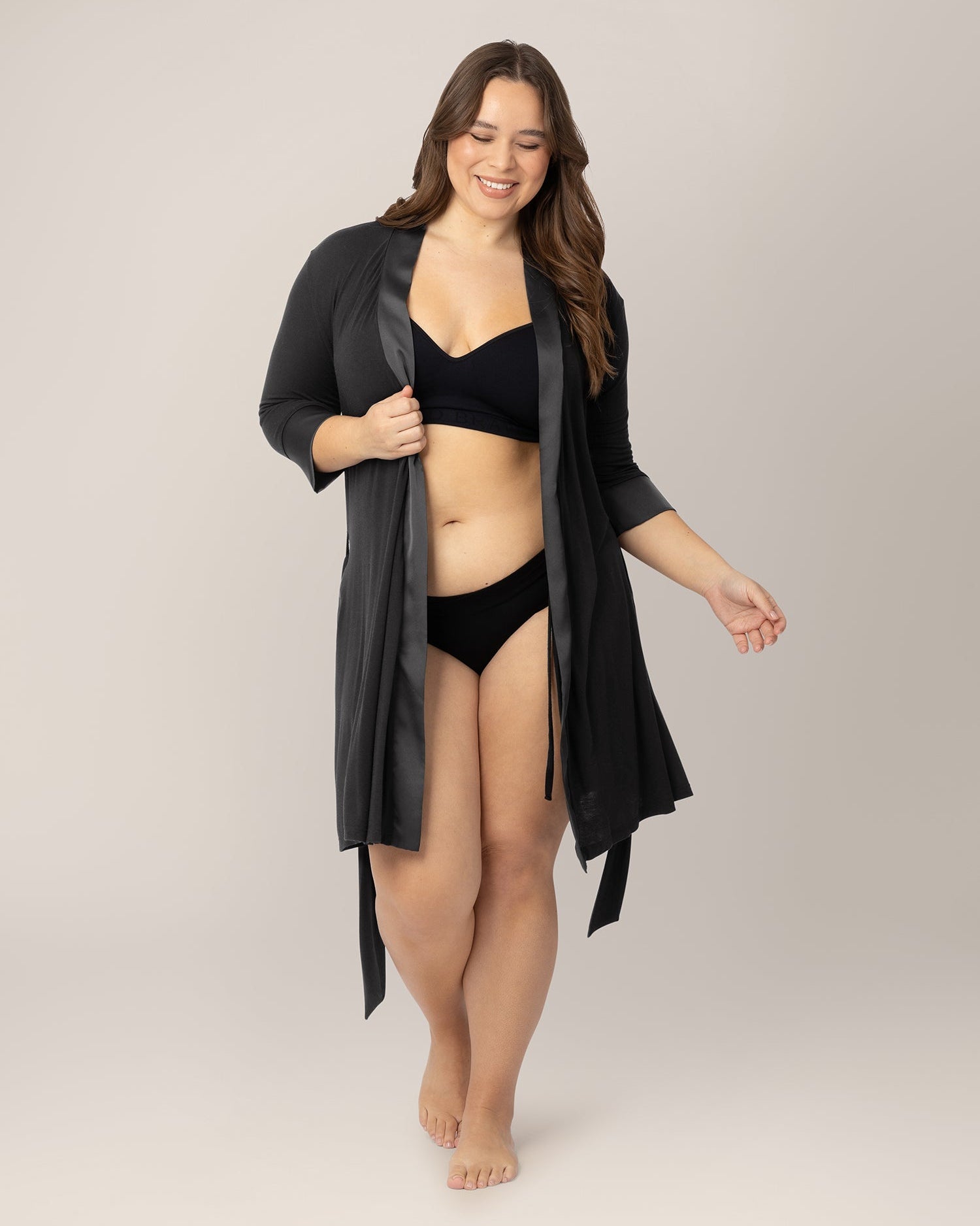 Emmaline Robe | Black