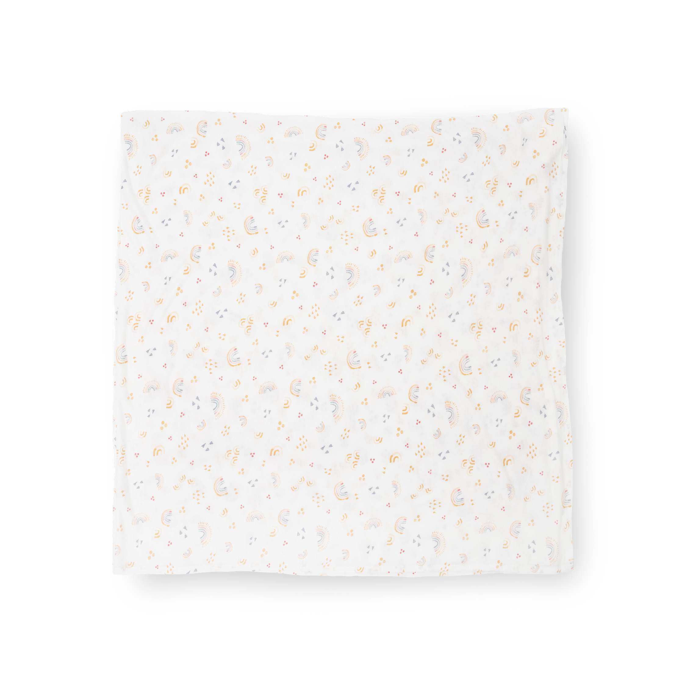 Stretch Knit Swaddle Blanket 2 Pack - Rainbows