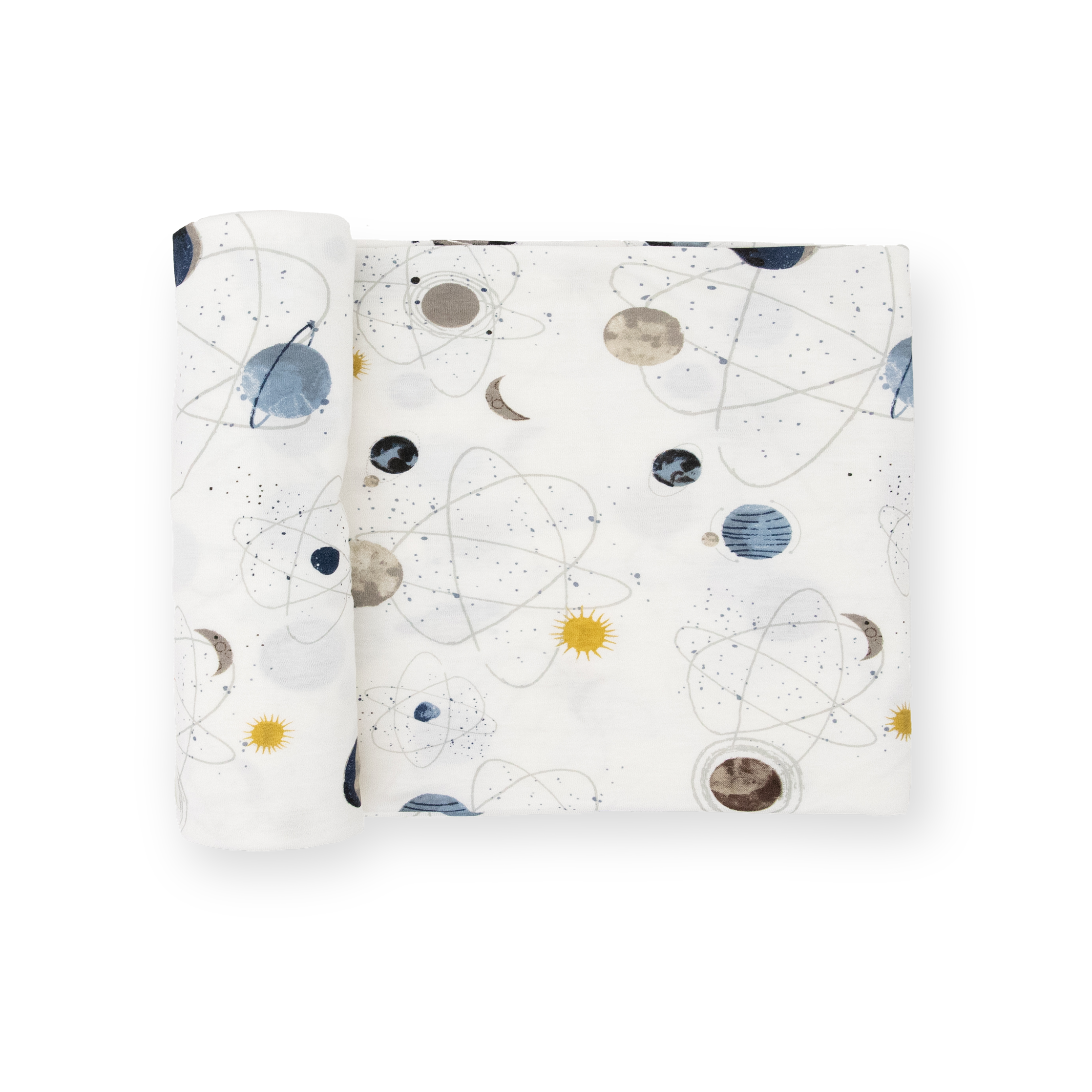 Stretch Knit Swaddle Blanket - Planets