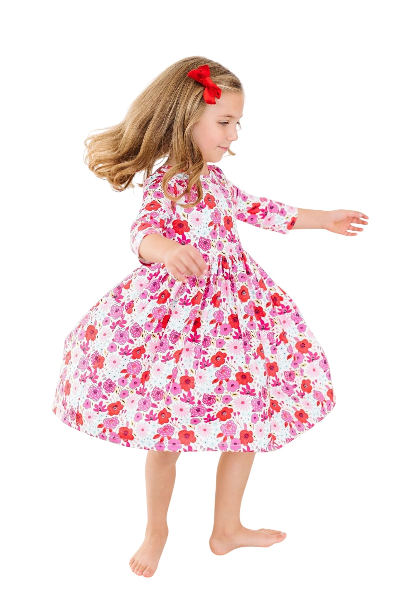 Secret Garden 3/4 Pocket Twirl Dress
