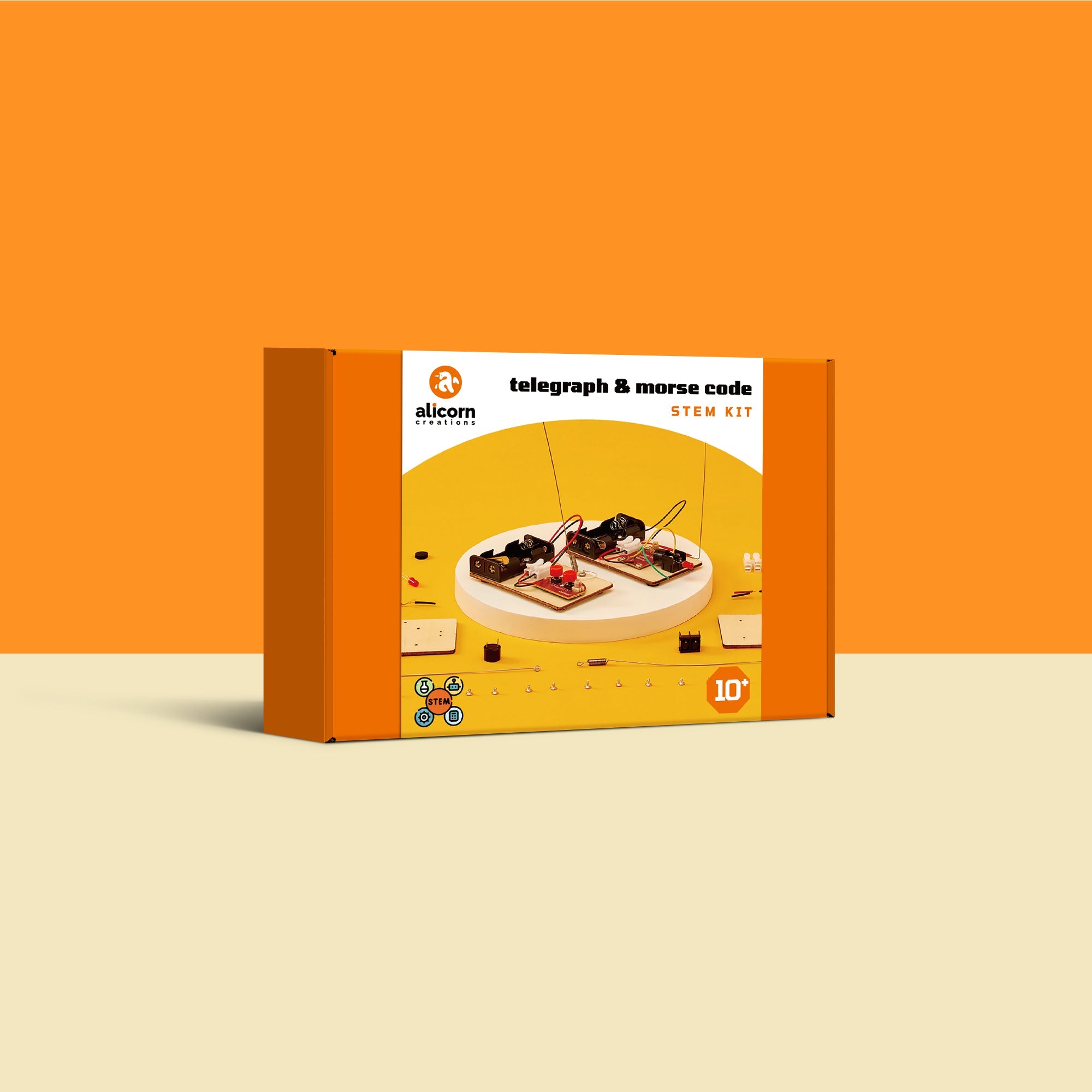 Telegraph And Morse Code Diy Kit, Educational Stem Toy