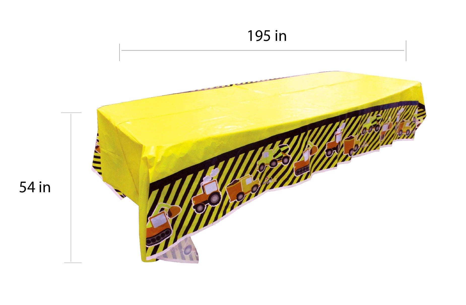 Construction Party Supplies Set For 12 Guests