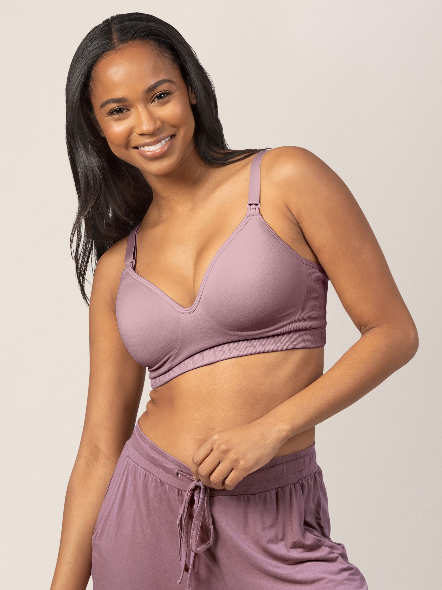 Signature Sublime® Contour Hands-free Pumping & Nursing Bra | Twilight
