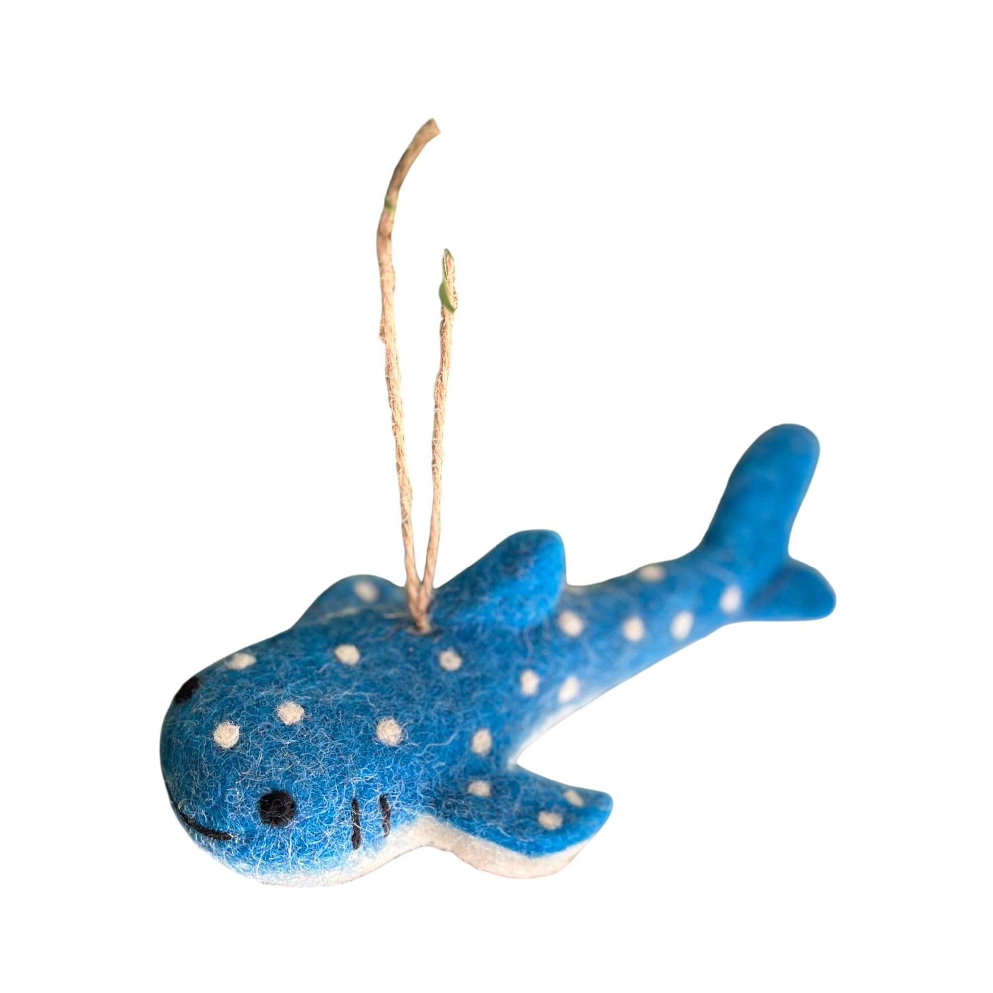 Felt Ornament - Smiley Whale Shark