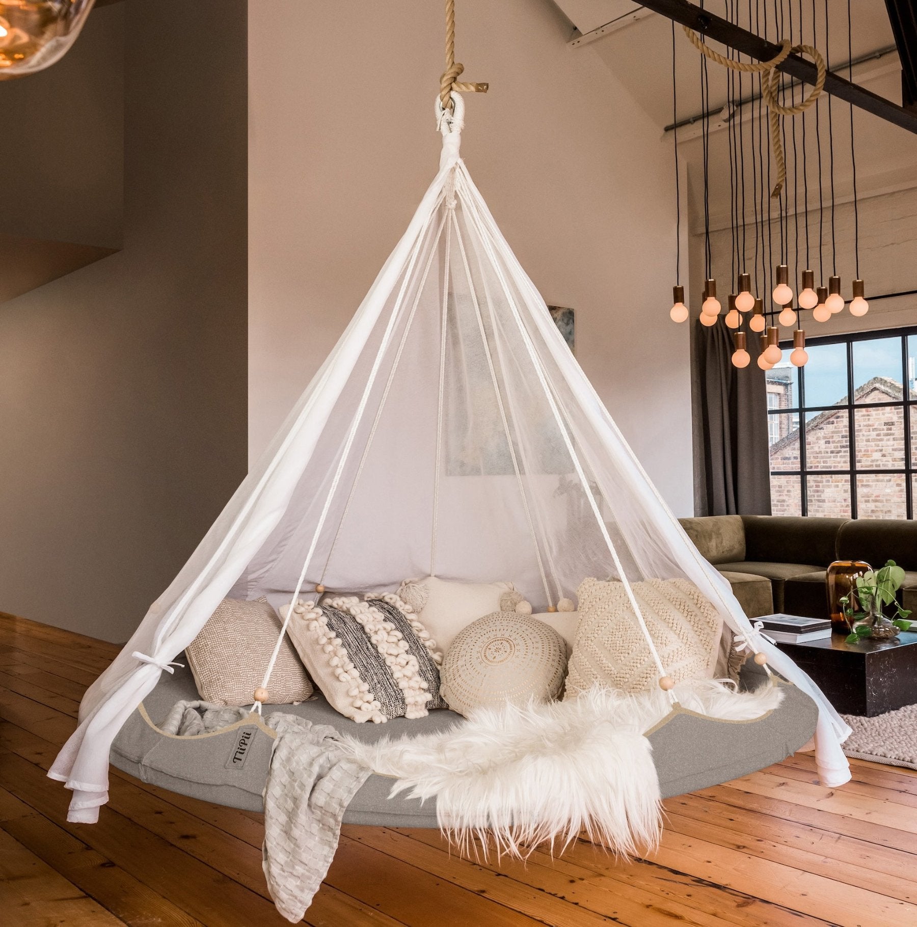 Outdoor Sunbrella® Daybed (large) - Seagull