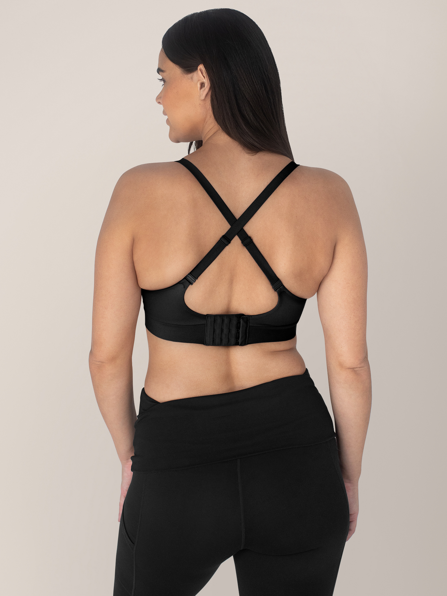 Minimalist Hands-free Pumping & Nursing Bra | Black