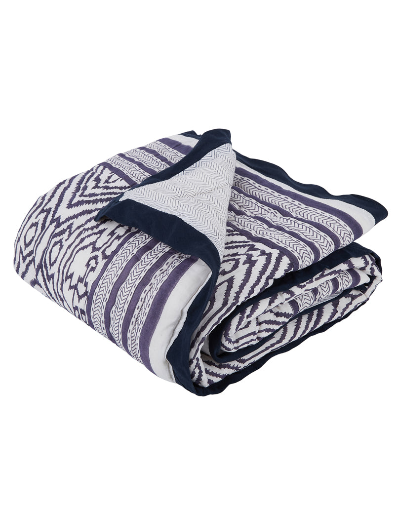 Southside Blue Cotton Quilt