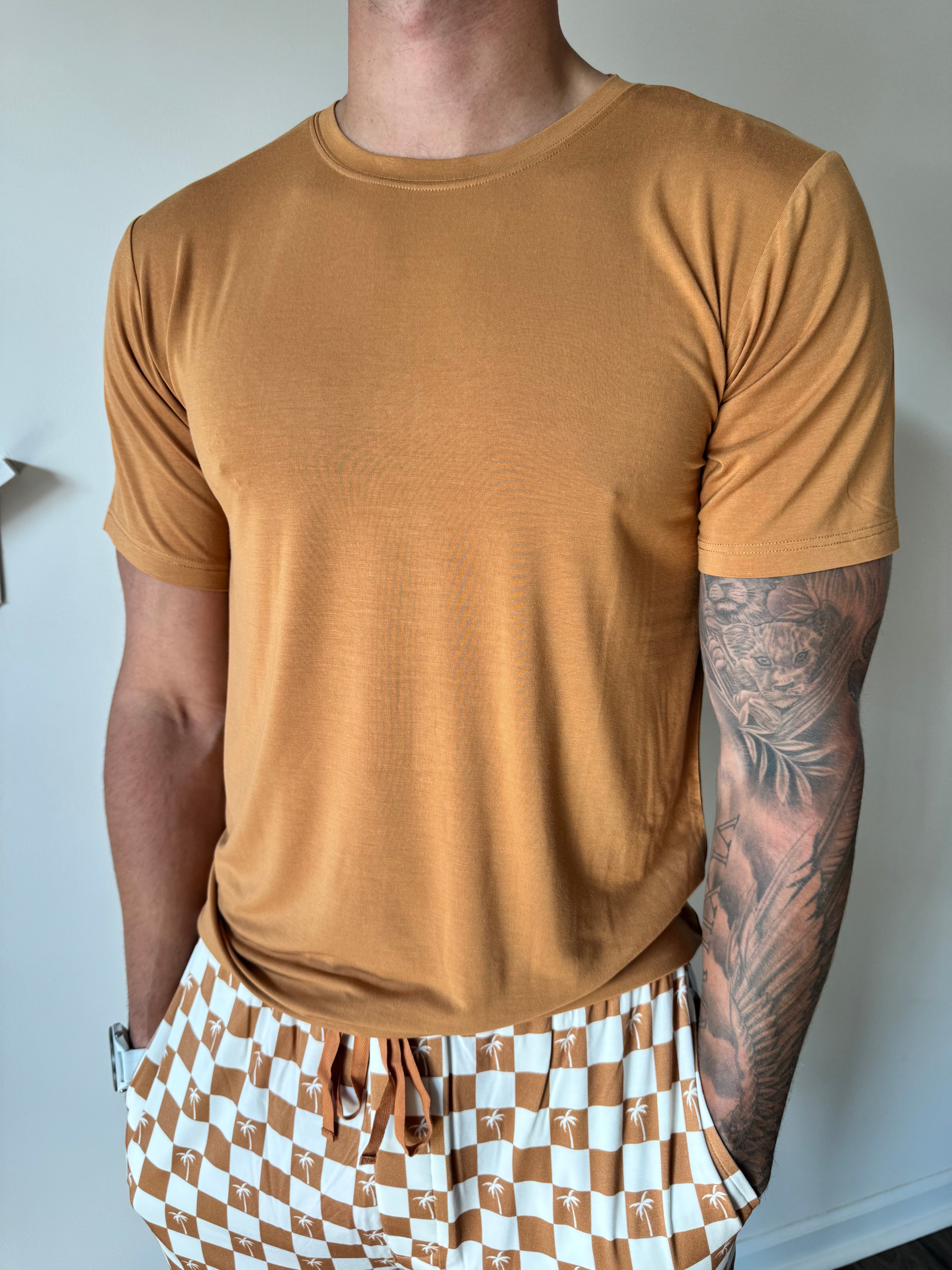Exclusive Sandy Beach Checkers Dream Men's Top