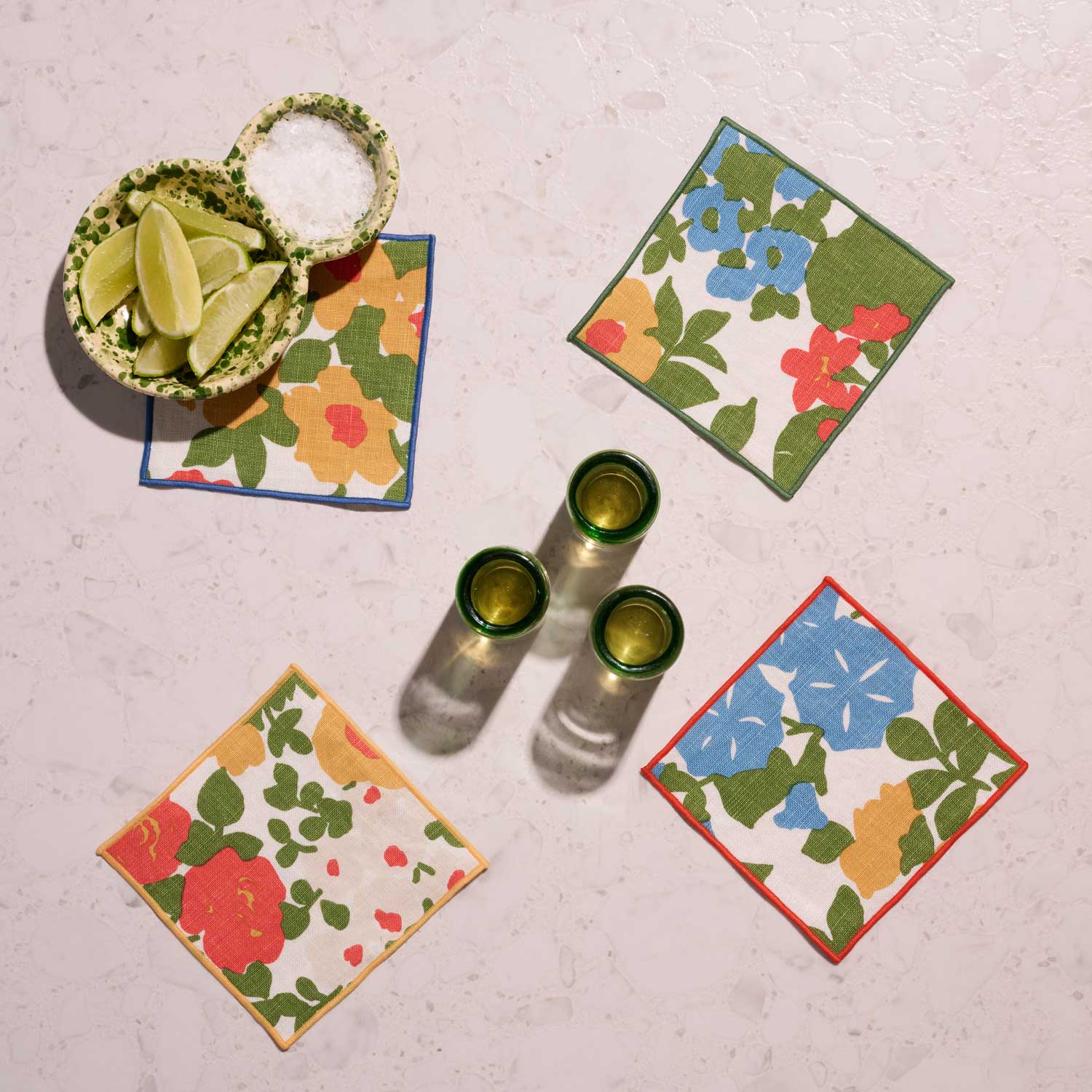 Million Flowers Cocktail Napkins | Set Of 4