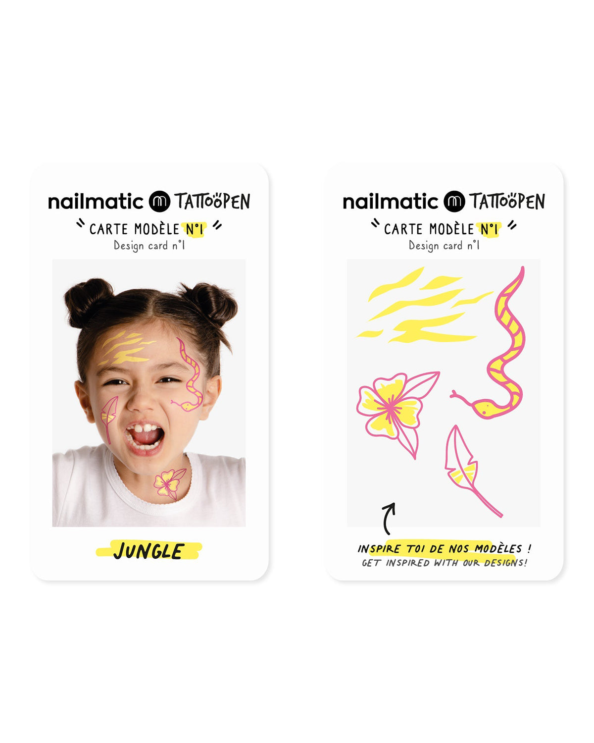 Tattoo Pen Set For Kids Jungle