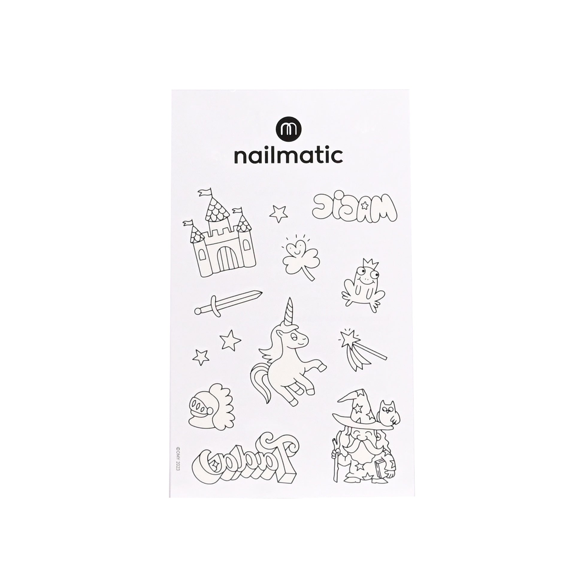 Temporary Coloring Tattoos - Magic World