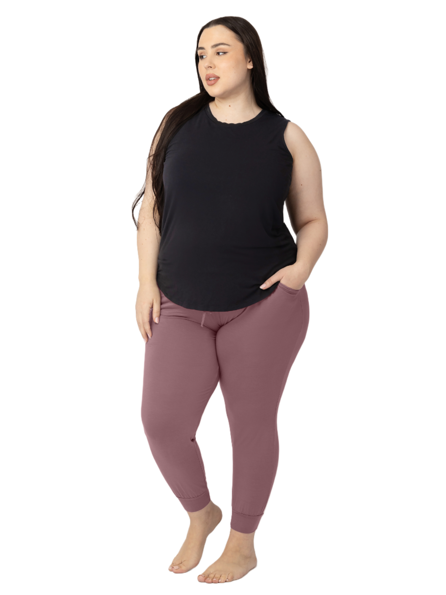 Bamboo Maternity & Nursing Tank | Black