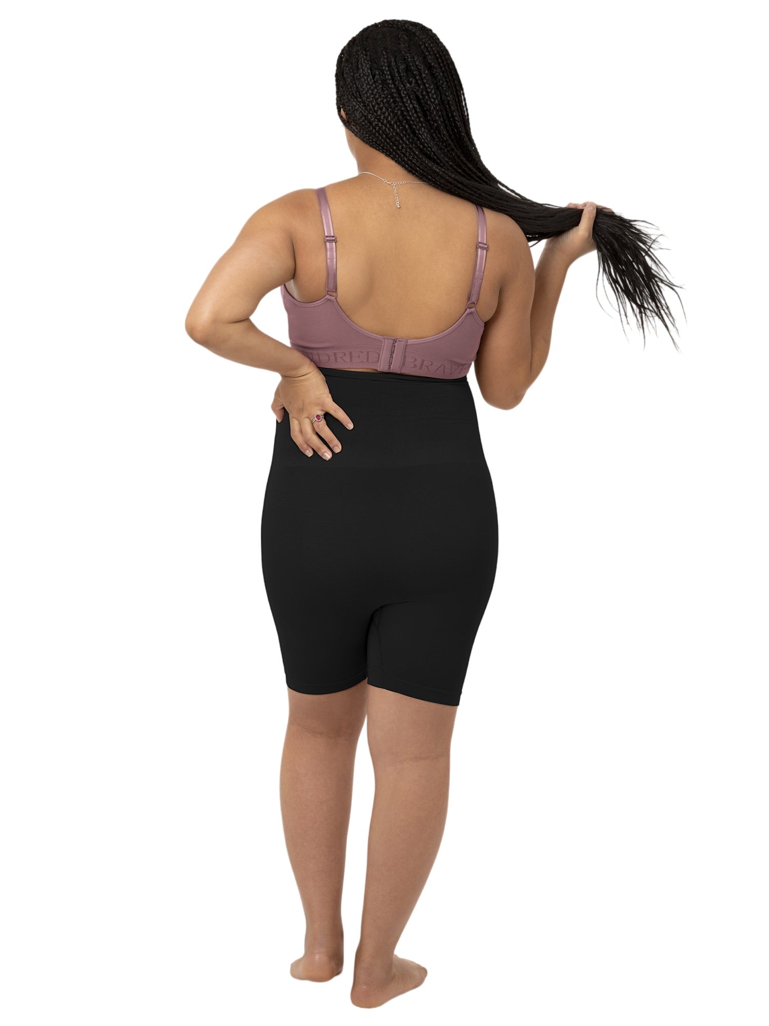 Seamless Bamboo Maternity Thigh Saver | Black