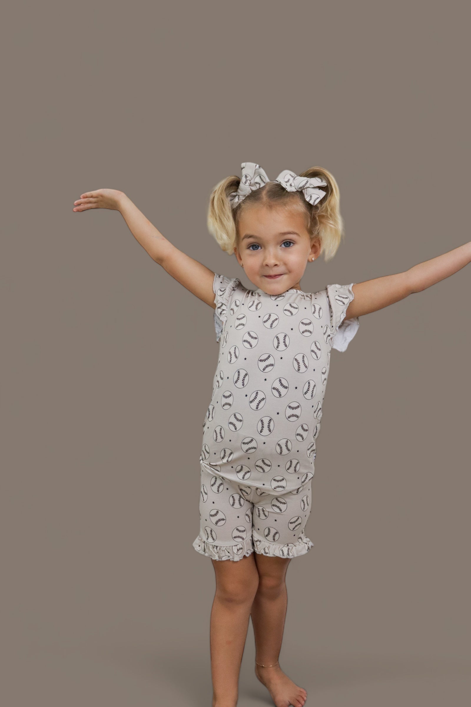 Exclusive Swing For The Stars Dream Ruffle Short Set