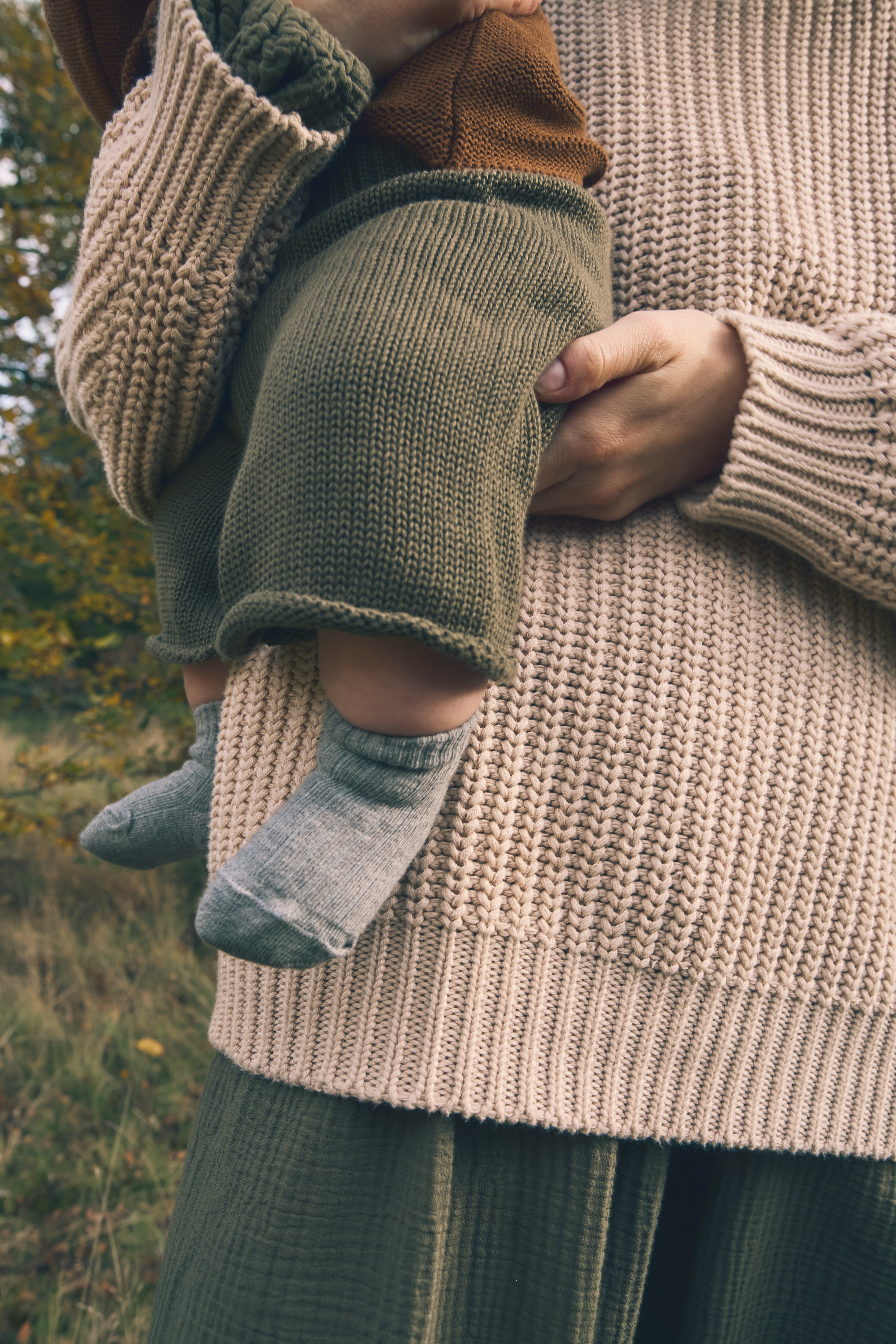 The Wide Leg Knit Trouser