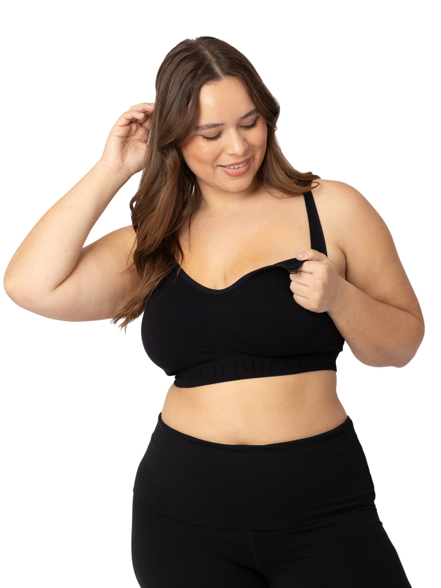 Sublime® Nursing Sports Bra | Black