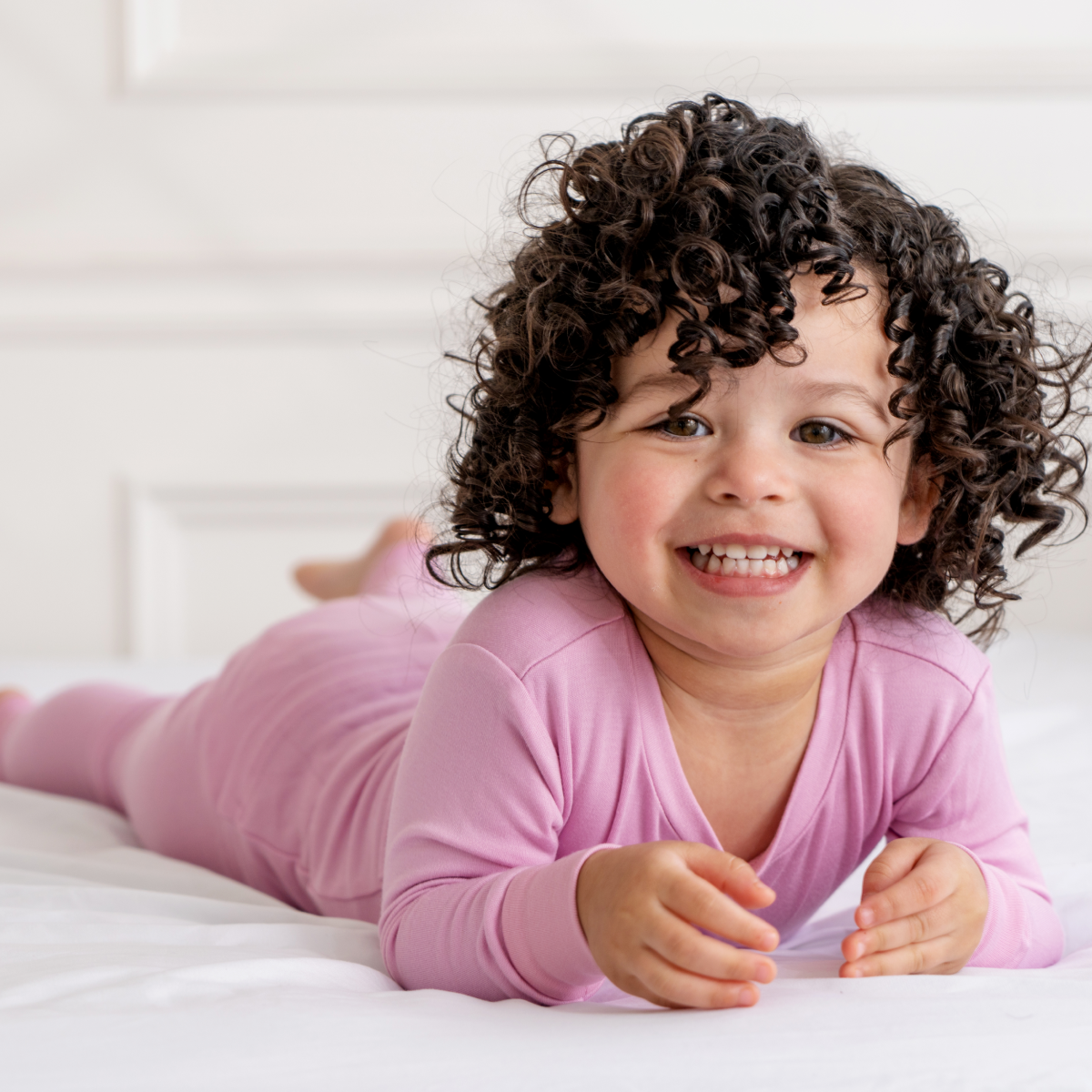 Toddler/kids Bamboo Pajamas - Misty Mauve