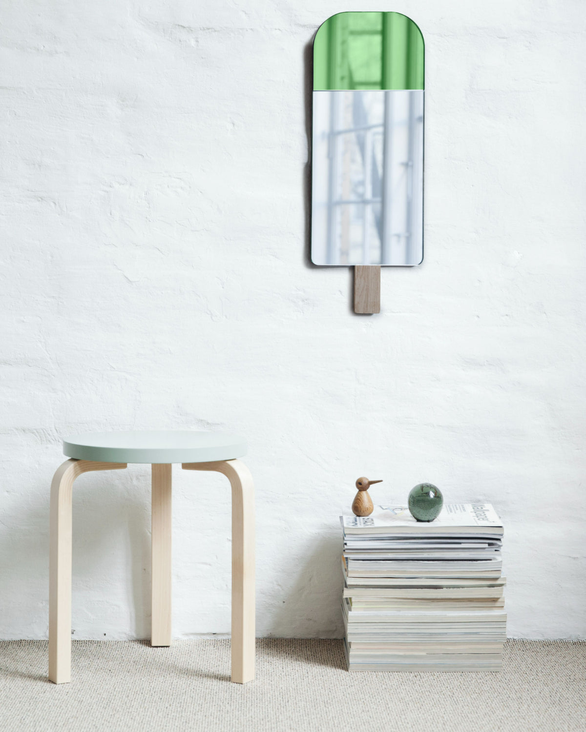 Mirror Ice Cream Exotic Green