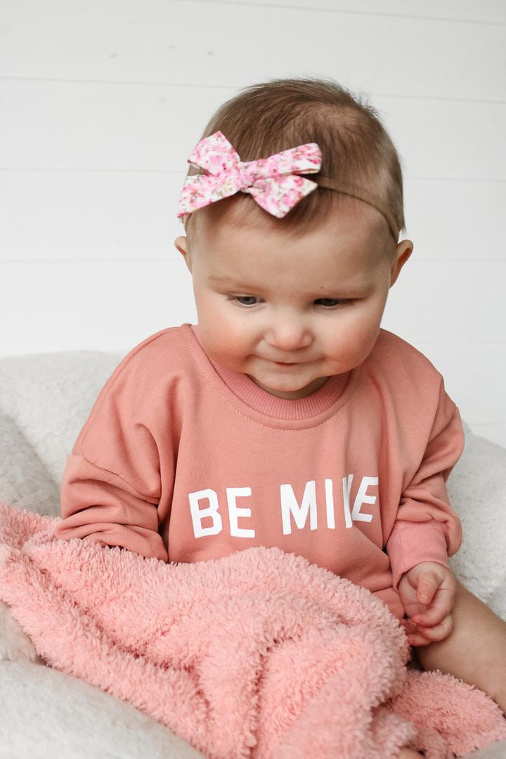 Be Mine Sweatshirt Romper - More Colors
