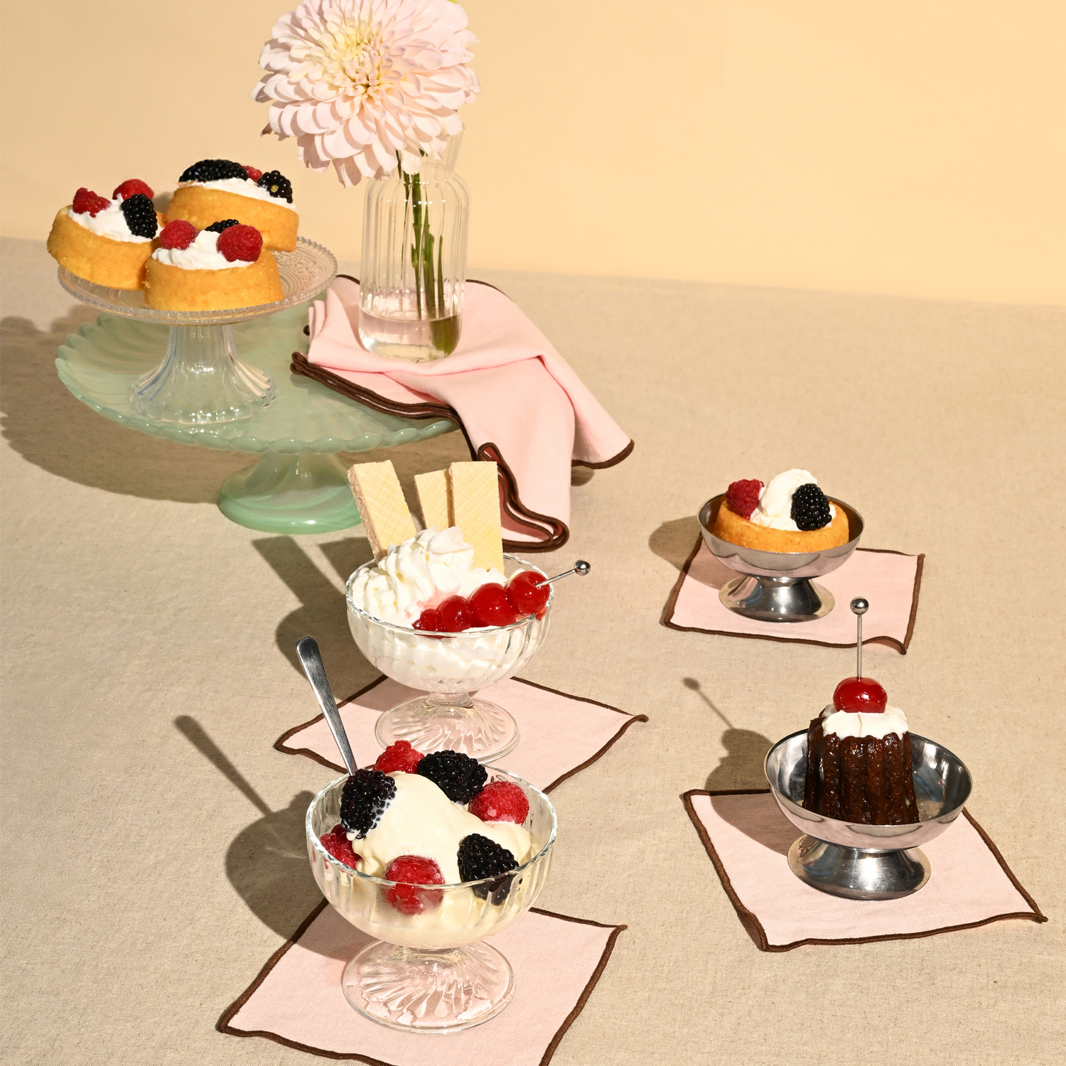 Neapolitan Cocktail Napkins | Set Of 4