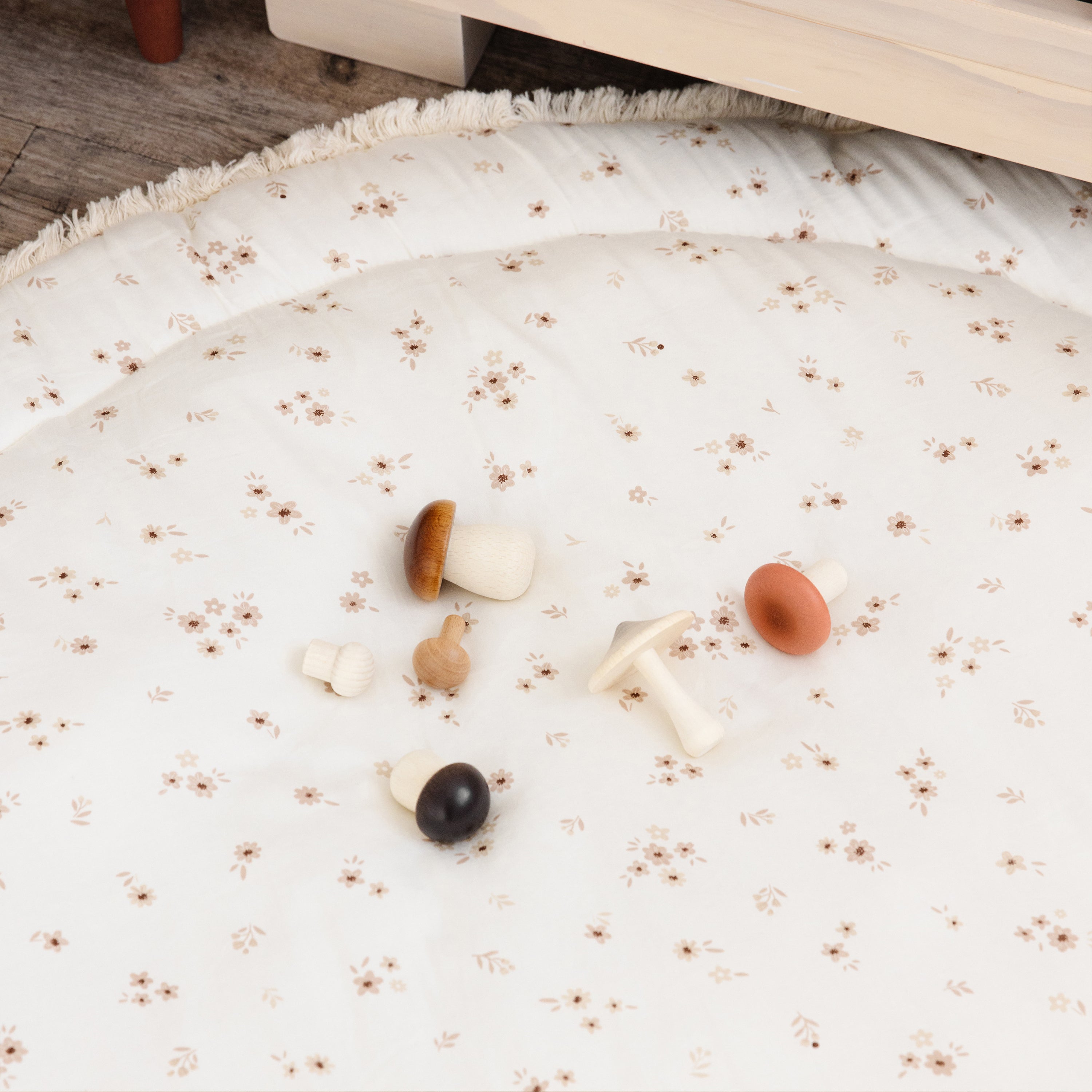 Organic Cotton Quilted Play Mat - Bloom